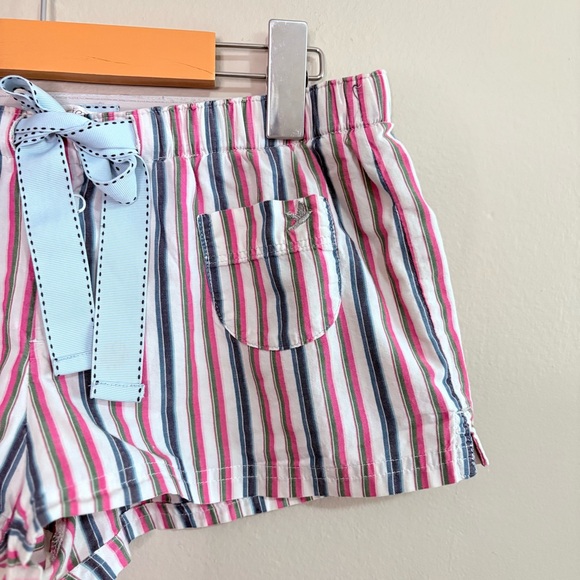 Aerie Pink Blue & White w Sparkle Boxer Short w Bow - Picture 2 of 7